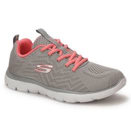Skechers Women Round Toe Lightweight Slip-On Sneakers
