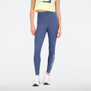 New Balance Blue Woman's Trackpant-WP23800
