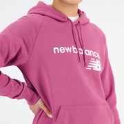 New Balance Pink Woman's Hoodie-WT03810