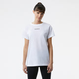 New Balance White Woman's Tshirt-WT11190