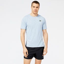 New Balance Blue Man's Tshirt-MT23281