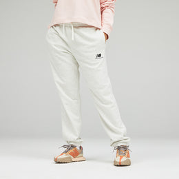 New Balance White Man's Trackpant-UP21500