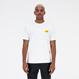 New Balance White Man's Tshirt-MT31523