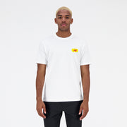 New Balance White Man's Tshirt-MT31523