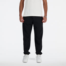 New Balance Black Man's Trackpant-MP41519