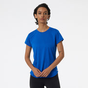 New Balance Blue Woman's Tshirt-WT11452