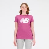 New Balance Pink Woman's Tshirt-WT03816