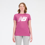 New Balance Pink Woman's Tshirt-WT03816