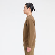 New Balance Brown Man's Sweatshirt-MT31538