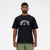 New Balance Black Man's Tshirt-MT41525