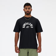 New Balance Black Man's Tshirt-MT41525