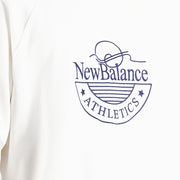 New Balance White Man's Sweatshirt-MT33506