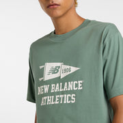 New Balance Green Man's Tshirt-MT51924