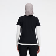 New Balance Black Woman's Tshirt-WT41190