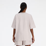 New Balance Beige Woman's Tshirt-WT33534