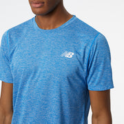 New Balance Blue Man's Tshirt-MT11095