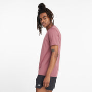 New Balance Burgundy Man's Tshirt-MT11205