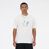 New Balance White Man's Tshirt-MT41591