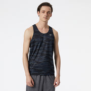 New Balance Black Man's Tshirt-MT03202