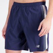 New Balance Navy Blue Man's Shorts-MS23230