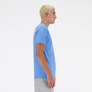 New Balance Blue Man's Tshirt-MT41071