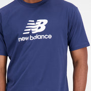 New Balance Navy Blue Man's Tshirt-MT31541