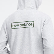 New Balance Grey Man's Hoodie-MT33540