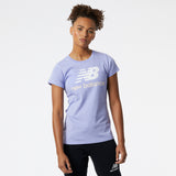 New Balance Blue Woman's Tshirt-WT91546
