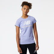 New Balance Blue Woman's Tshirt-WT91546