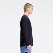 New Balance Black Man's Tshirt-MT33286