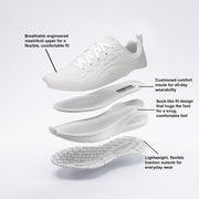 Skechers Men Round Toe None Lace-Ups Sneakers