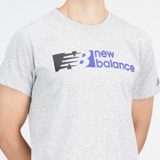 New Balance Grey Man's Tshirt-MT11071