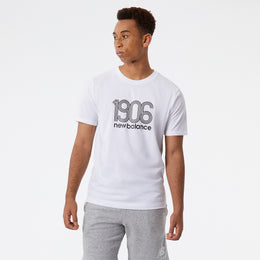 New Balance White Man's Tshirt-MT23906
