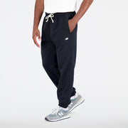 New Balance Black Man's Trackpant-MP31503