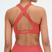 New Balance Orange Woman's Sports Bra-WB11044