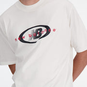 New Balance White Man's Tshirt-MT33558