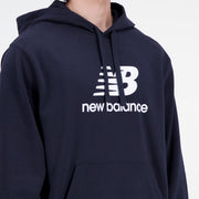 New Balance Black Man's Hoodie-MT31537