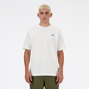 New Balance White Man's Tshirt-MT41580