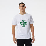 New Balance White Man's Tshirt-MT23574