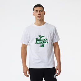 New Balance White Man's Tshirt-MT23574