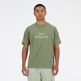 New Balance Olive Man's Tshirt-MT41582