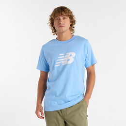 New Balance Sky Blue Man's Tshirt-MT43906