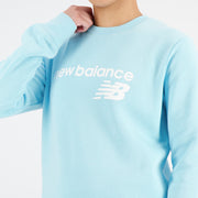 New Balance Blue Woman's Sweatshirt-WT03811