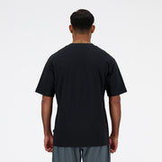 New Balance Black Man's Tshirt-MT41582