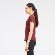 New Balance Wine Woman's Tshirt-WT23222