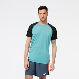 New Balance Sky Blue Man's Tshirt-MT31241