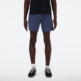 New Balance Navy Blue Man's Shorts-MS41073