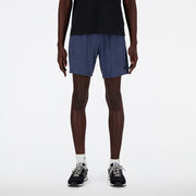 New Balance Navy Blue Man's Shorts-MS41073