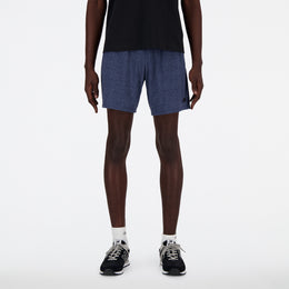 New Balance Navy Blue Man's Shorts-MS41073