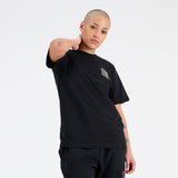 New Balance Black Woman's Tshirt-WT33519
